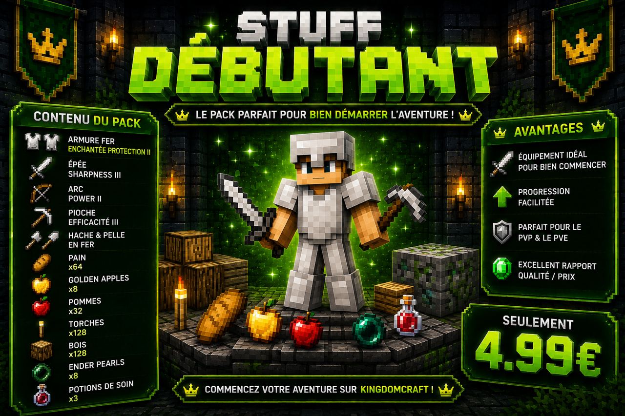 ⚔️ Stuffs Débutant
